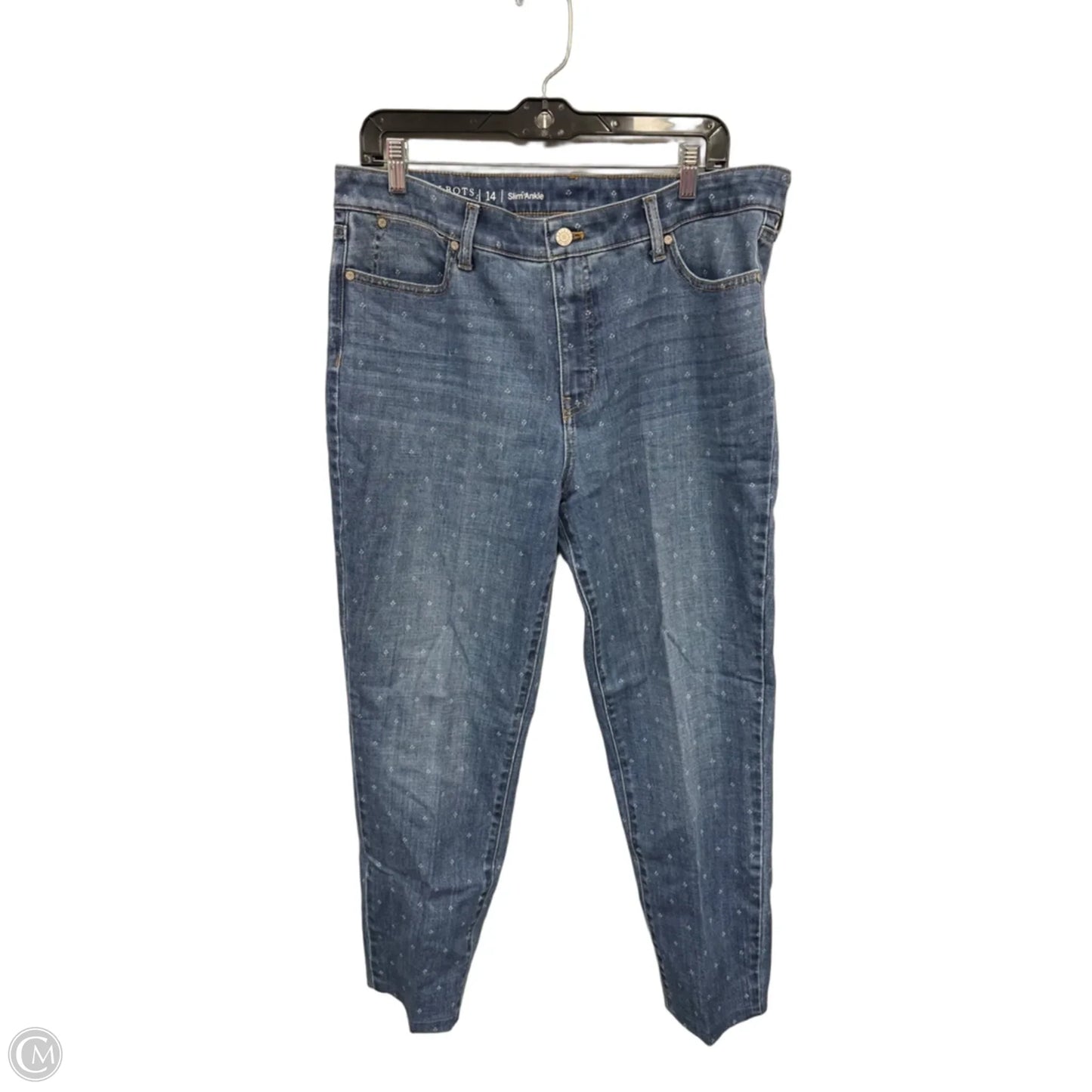 Jeans Straight By Talbots In Blue, Size: 14