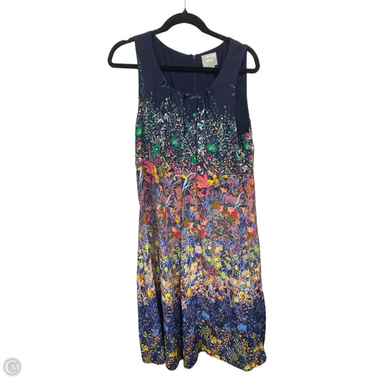Dress Casual Maxi By Maeve In Blue & Green, Size: 14