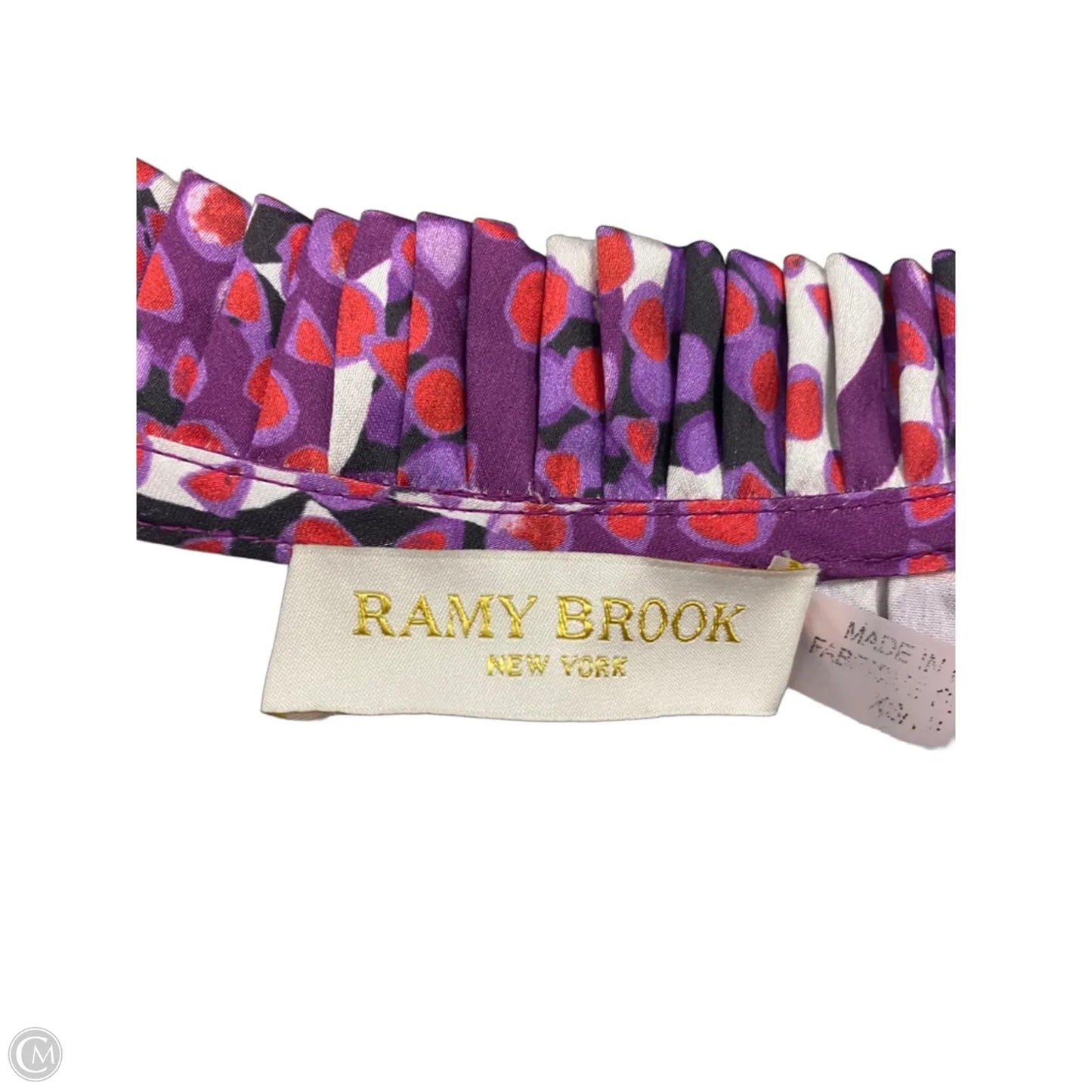Blouse Long Sleeve By Ramy Brook In Purple & Red, Size: Xs