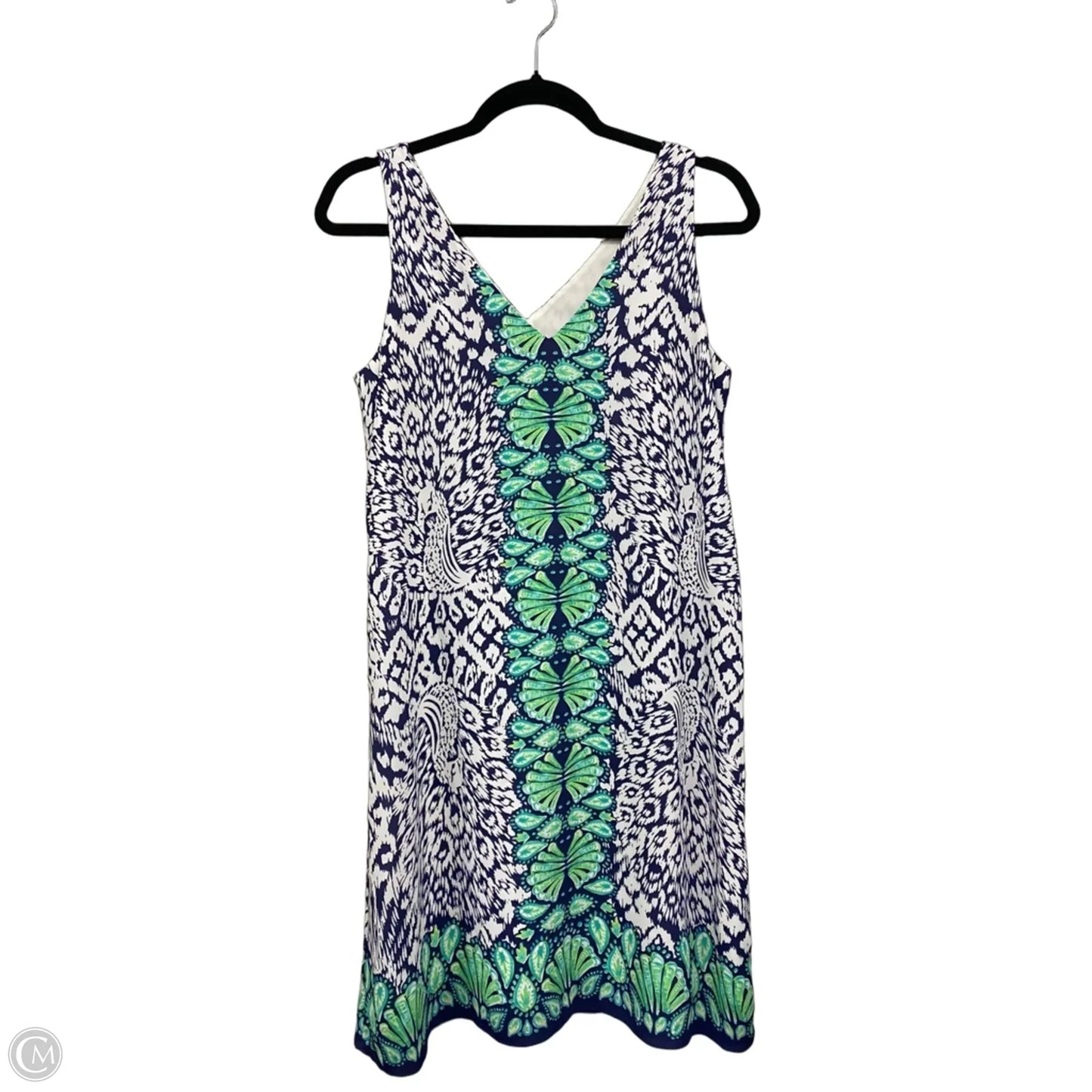 Dress Designer By Lilly Pulitzer In Blue & Green, Size: S