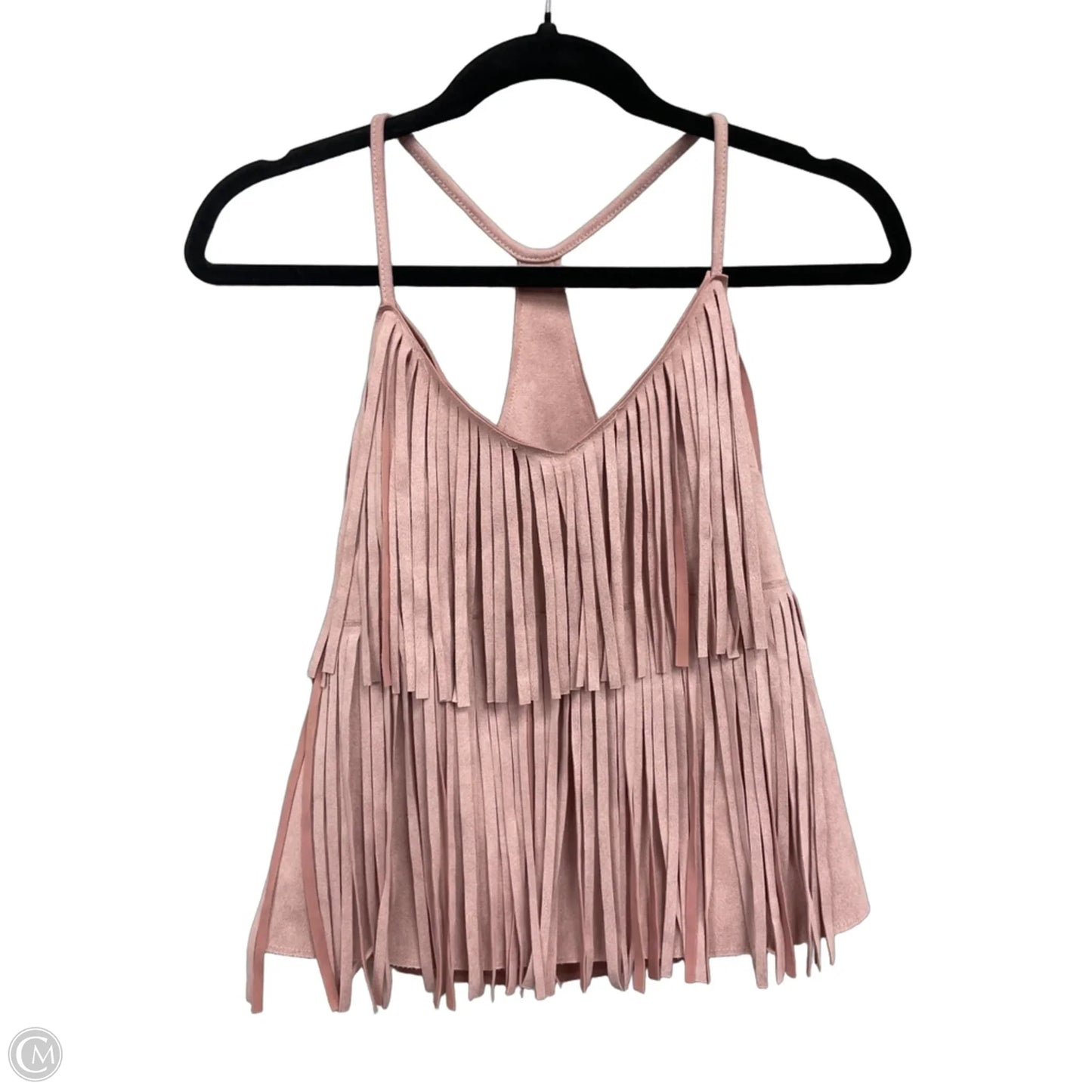 Blouse Sleeveless By Moa Moa In Pink, Size: S