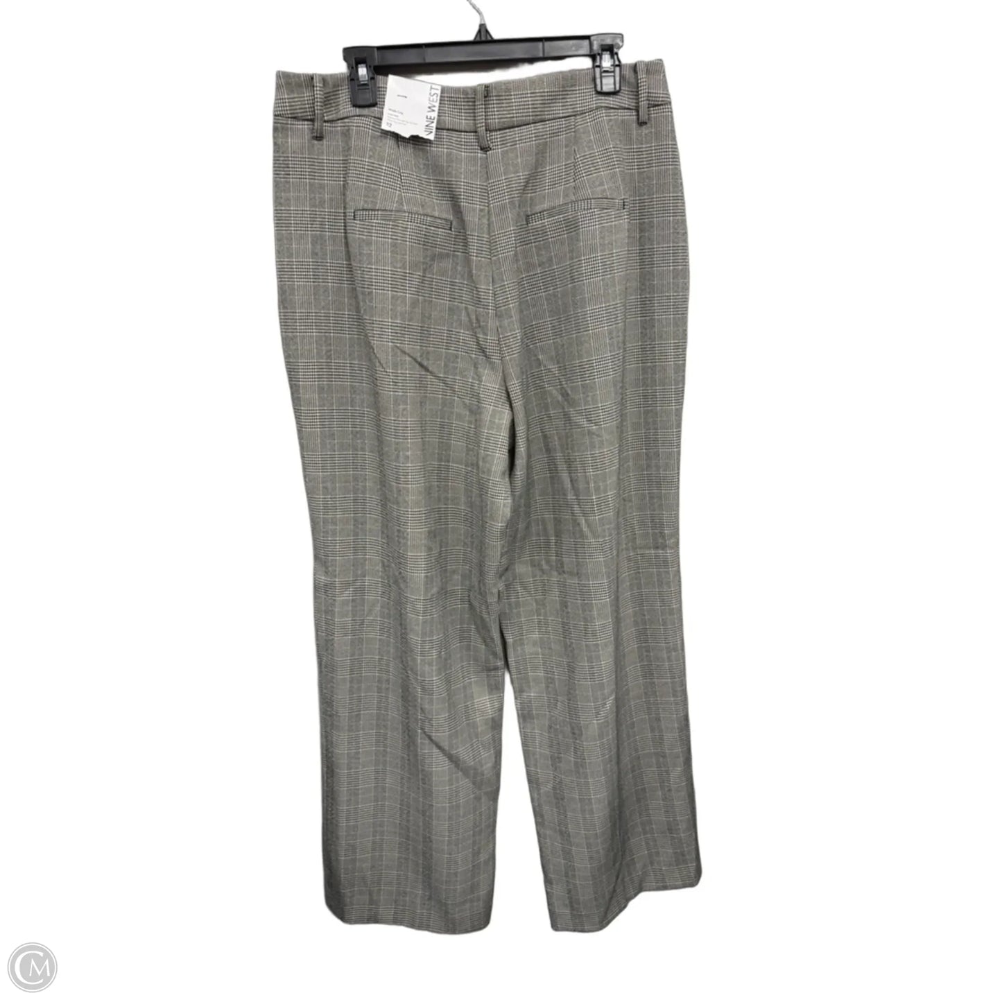 Pants Wide Leg By Nine West Apparel In Black & White, Size: 12