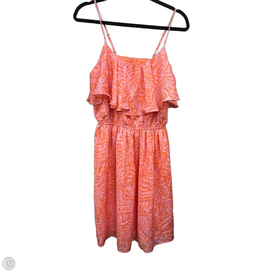 Dress Casual Short By Target-designer In Orange & Pink, Size: M