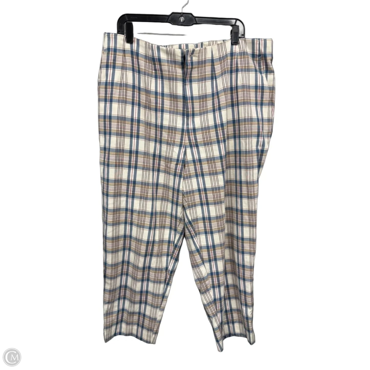 Pants Chinos & Khakis By Ava & Viv In Blue & Tan, Size: 16
