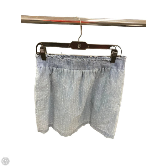 Skirt Mini & Short By J. Crew In Blue & White, Size: 6