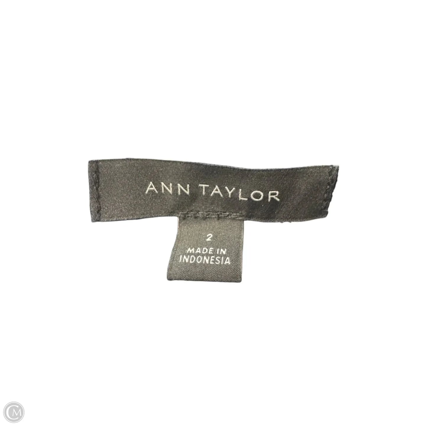 Skirt Midi By Ann Taylor In Blue & White, Size: 2