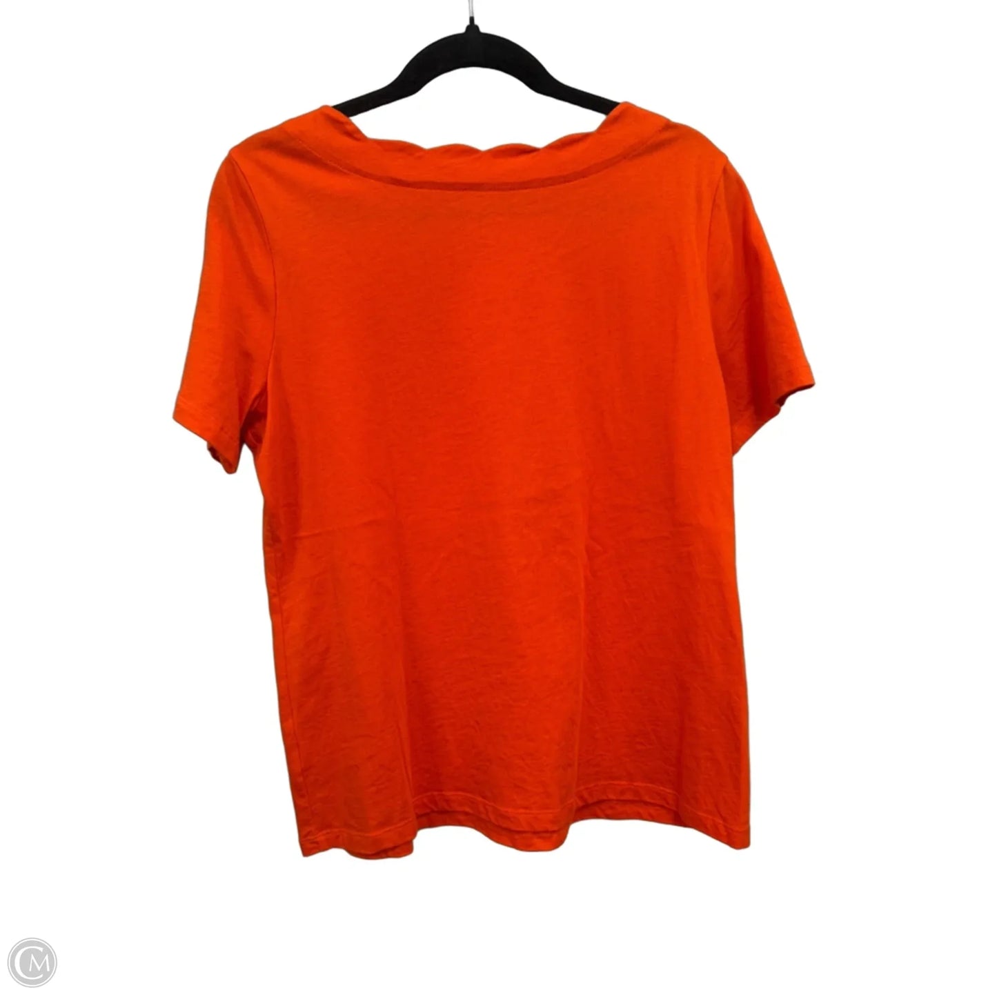 Top Short Sleeve By Coral Bay In Orange, Size: L