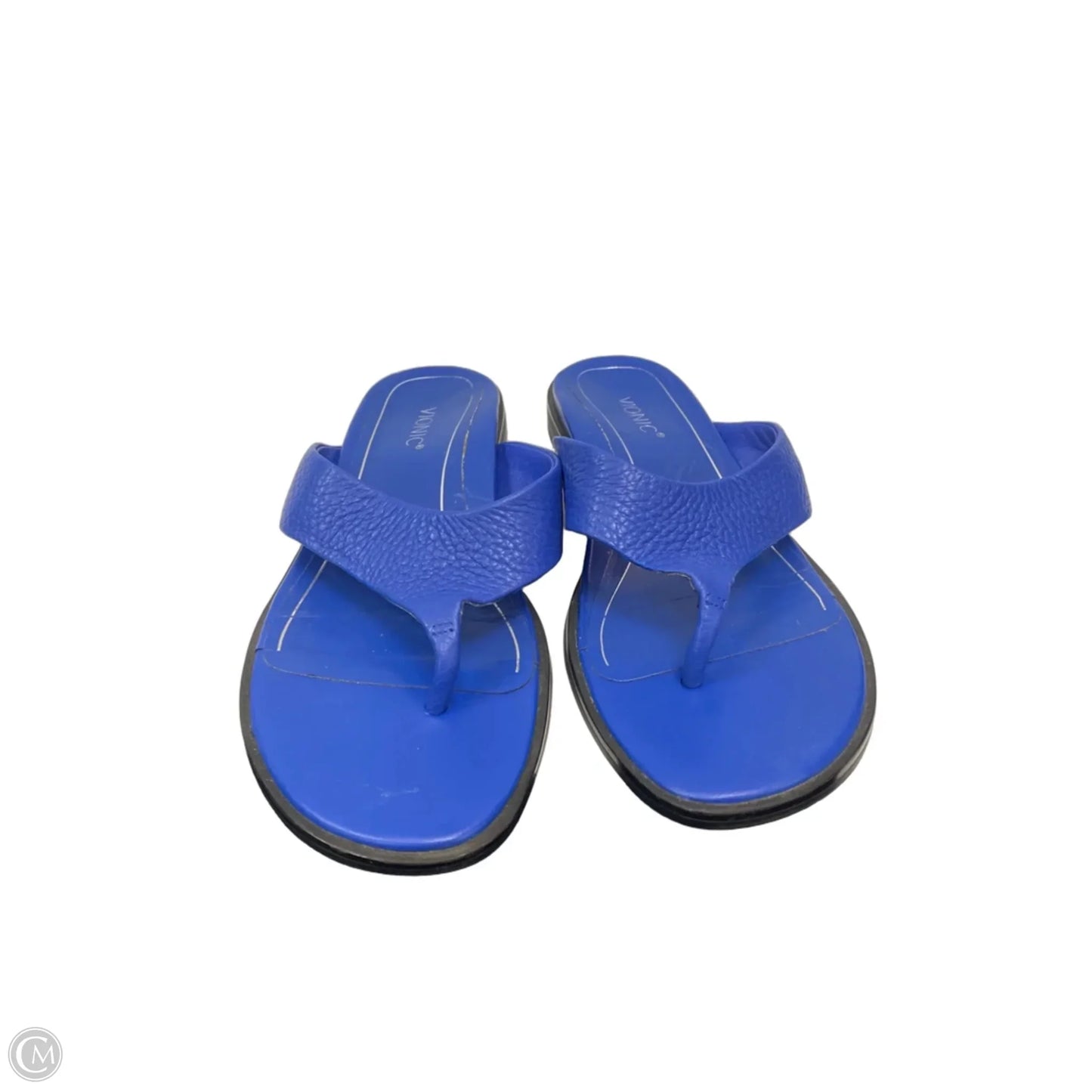 Sandals Flats By Vionic In Blue, Size: 7
