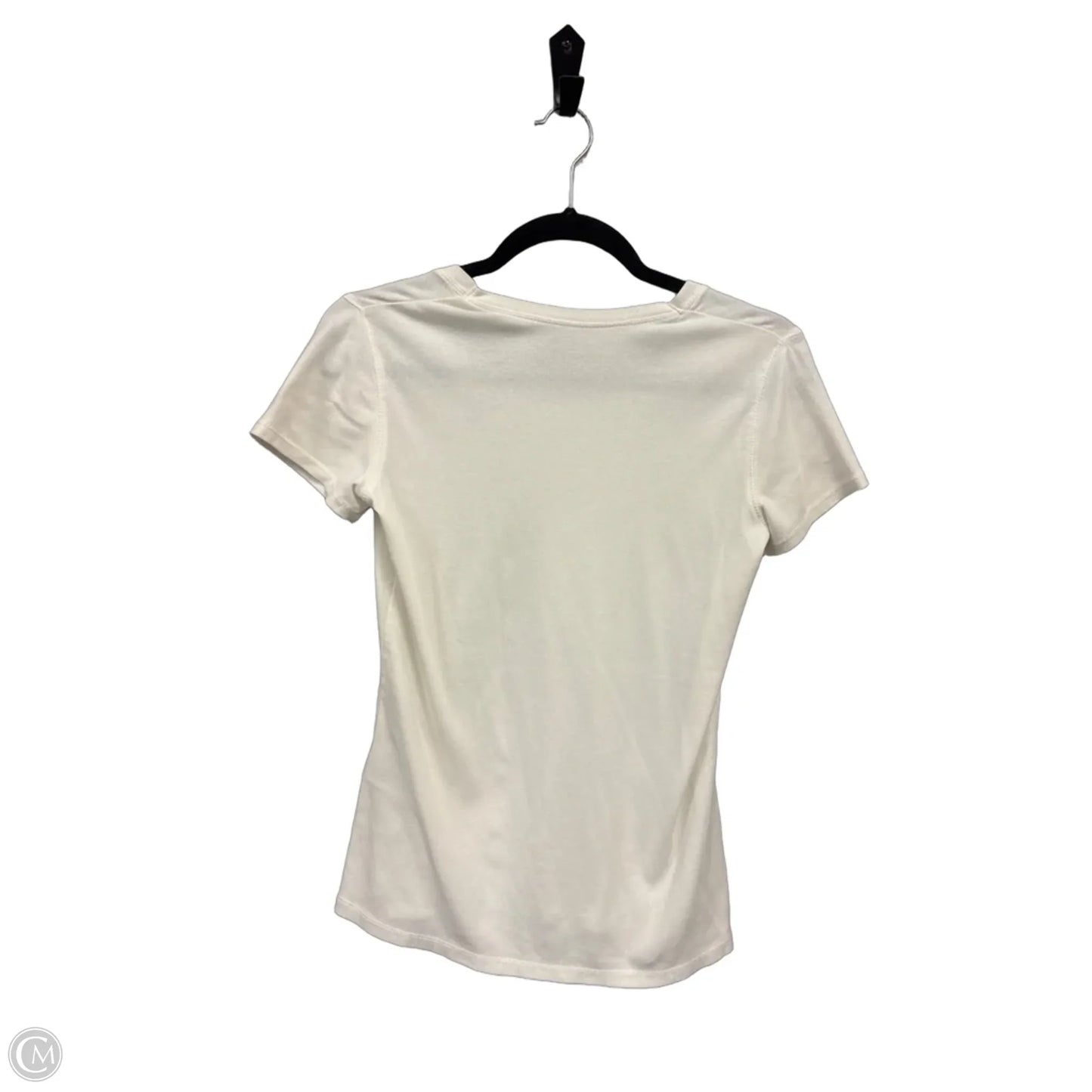 Top Short Sleeve Basic By Faded Glory In White, Size: S