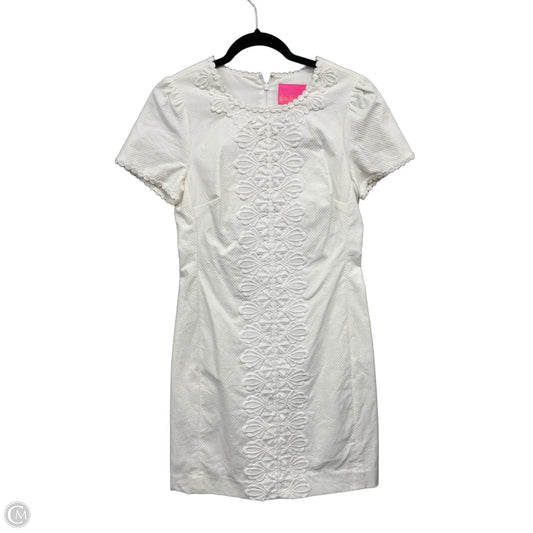 Dress Designer By Lilly Pulitzer In White, Size: 4