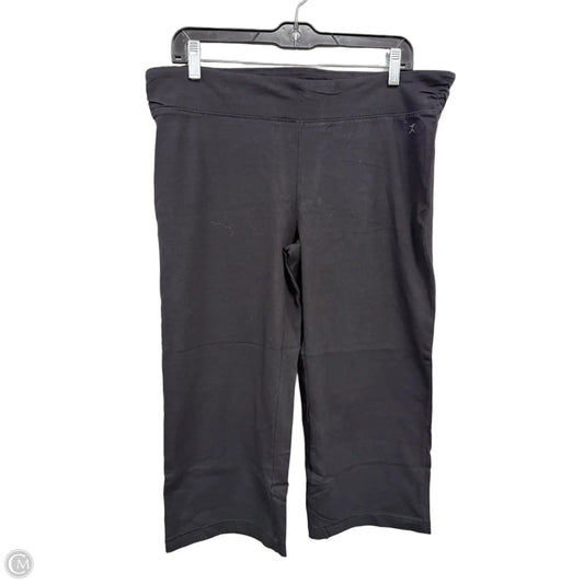 Athletic Leggings Capris By Danskin In Black, Size: Xl