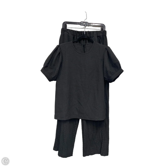 Lounge Set Pants By Shein In Black, Size: 8