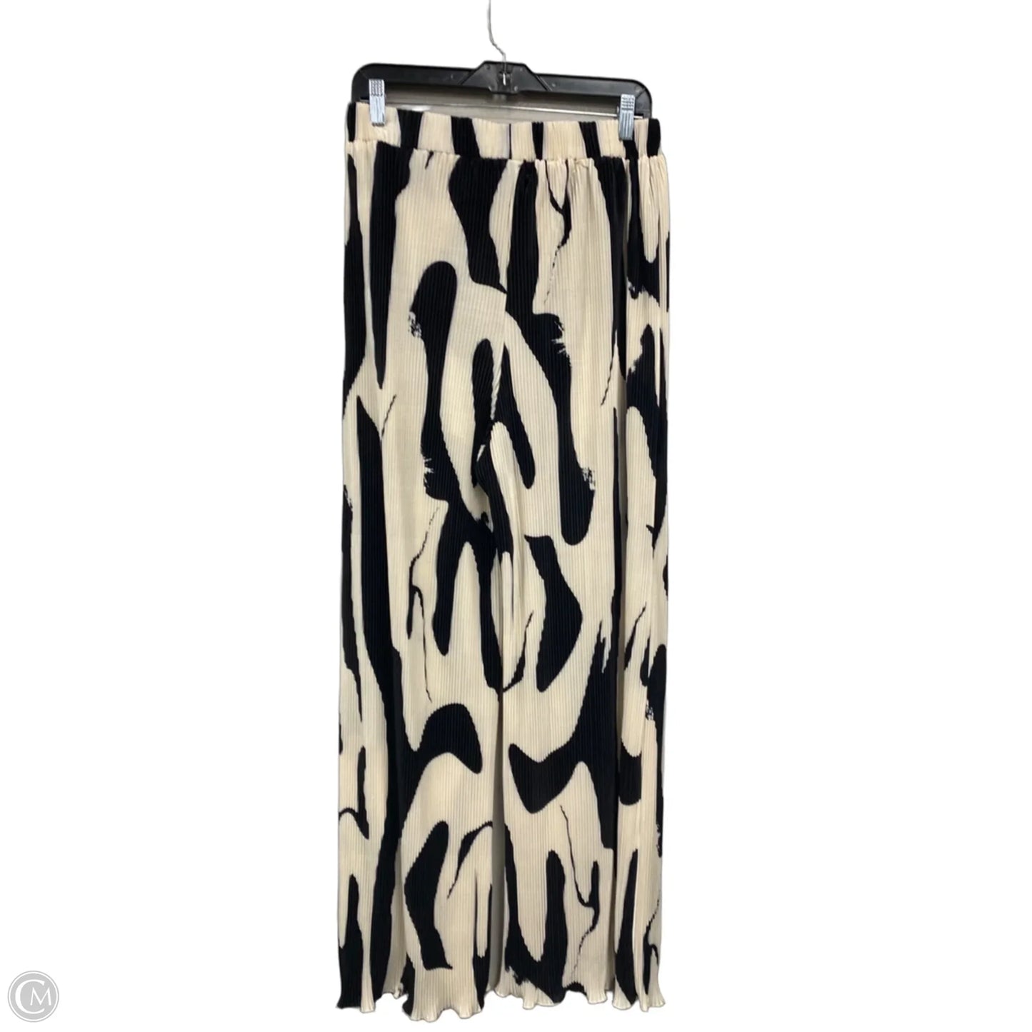 Pants Lounge By Shein In Black & Cream, Size: 12