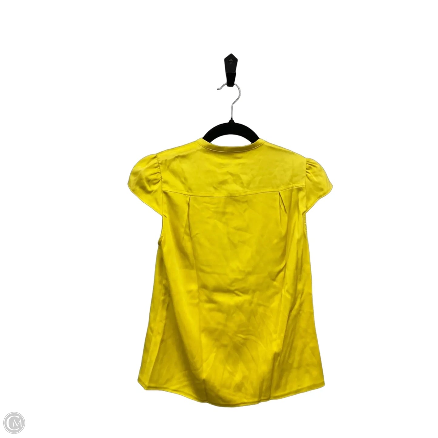 Blouse Designer By Alice + Olivia In Yellow, Size: Xs