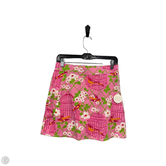 Skirt Mini & Short By Spartina In Green & Pink, Size: S