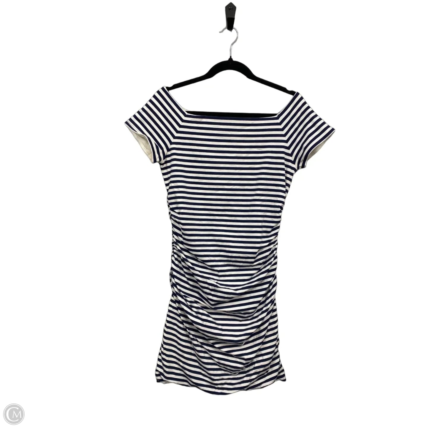 Dress Casual Short By Boden In Blue & White, Size: 10p