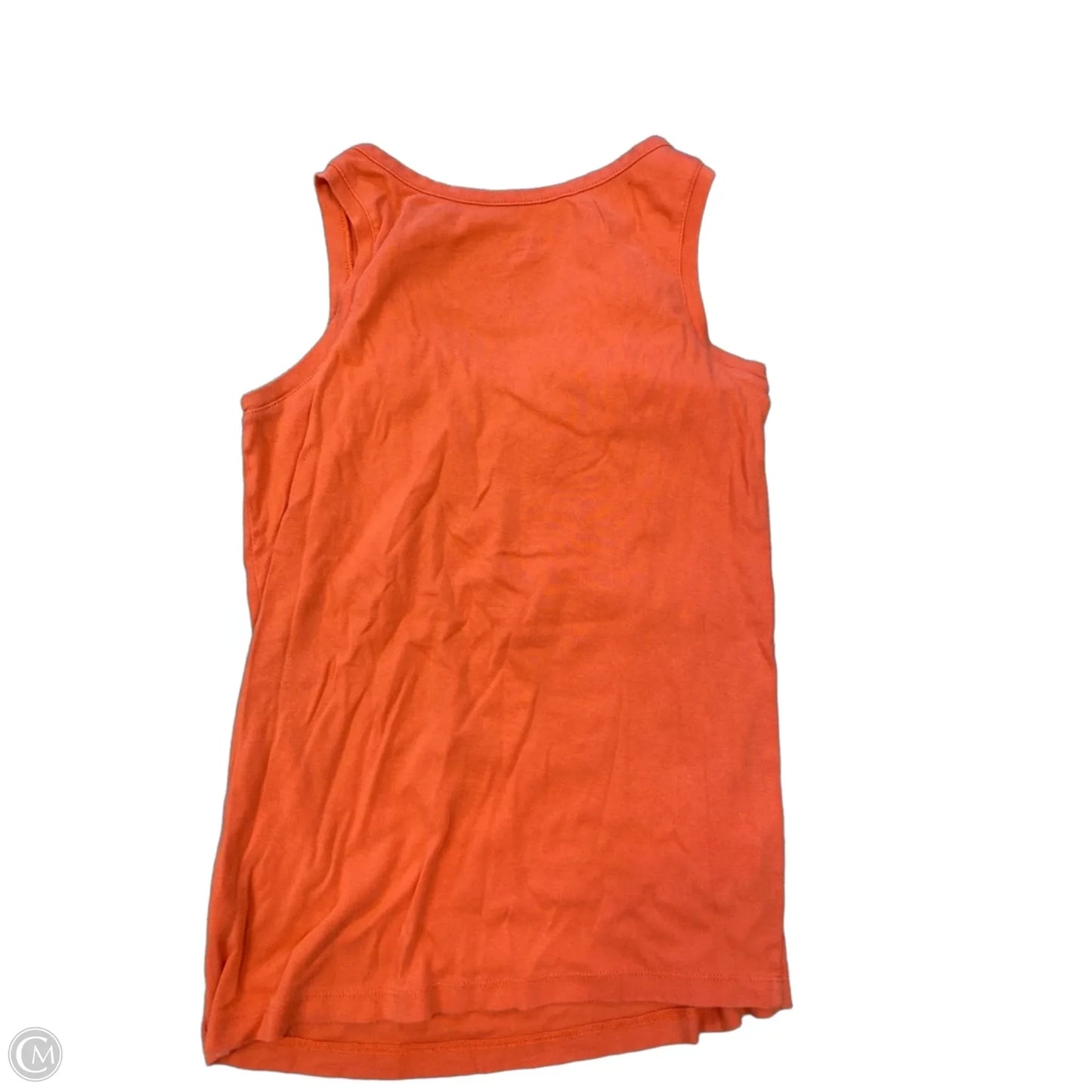 Top Sleeveless Basic By Merona In Orange, Size: M