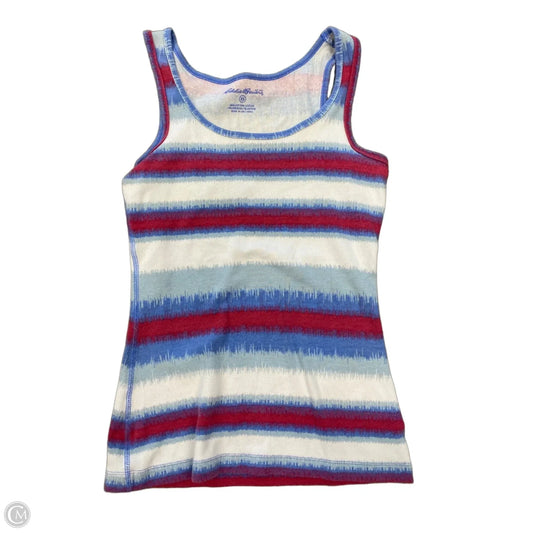 Tank Top By Eddie Bauer In Blue & Red & White, Size: Xs