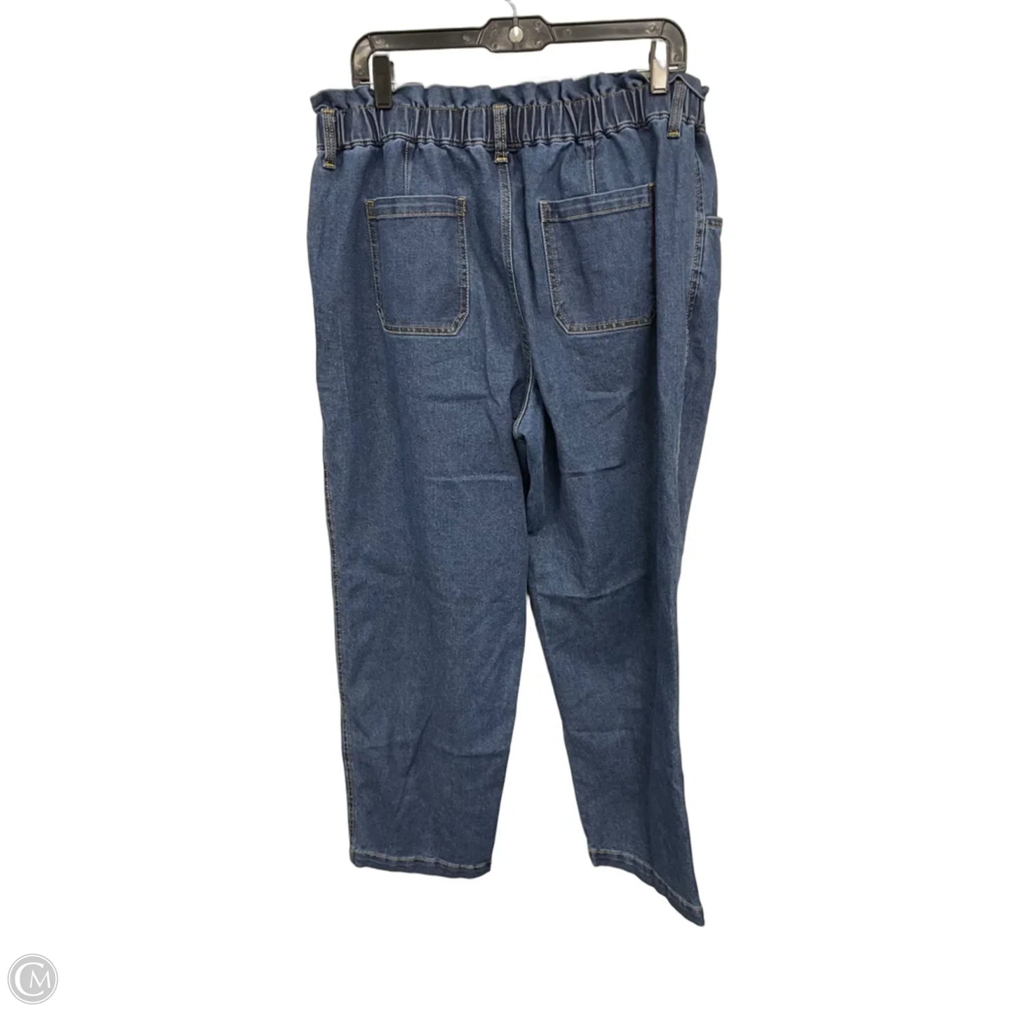 Jeans Wide Leg By Time And Tru In Blue Denim, Size: 14
