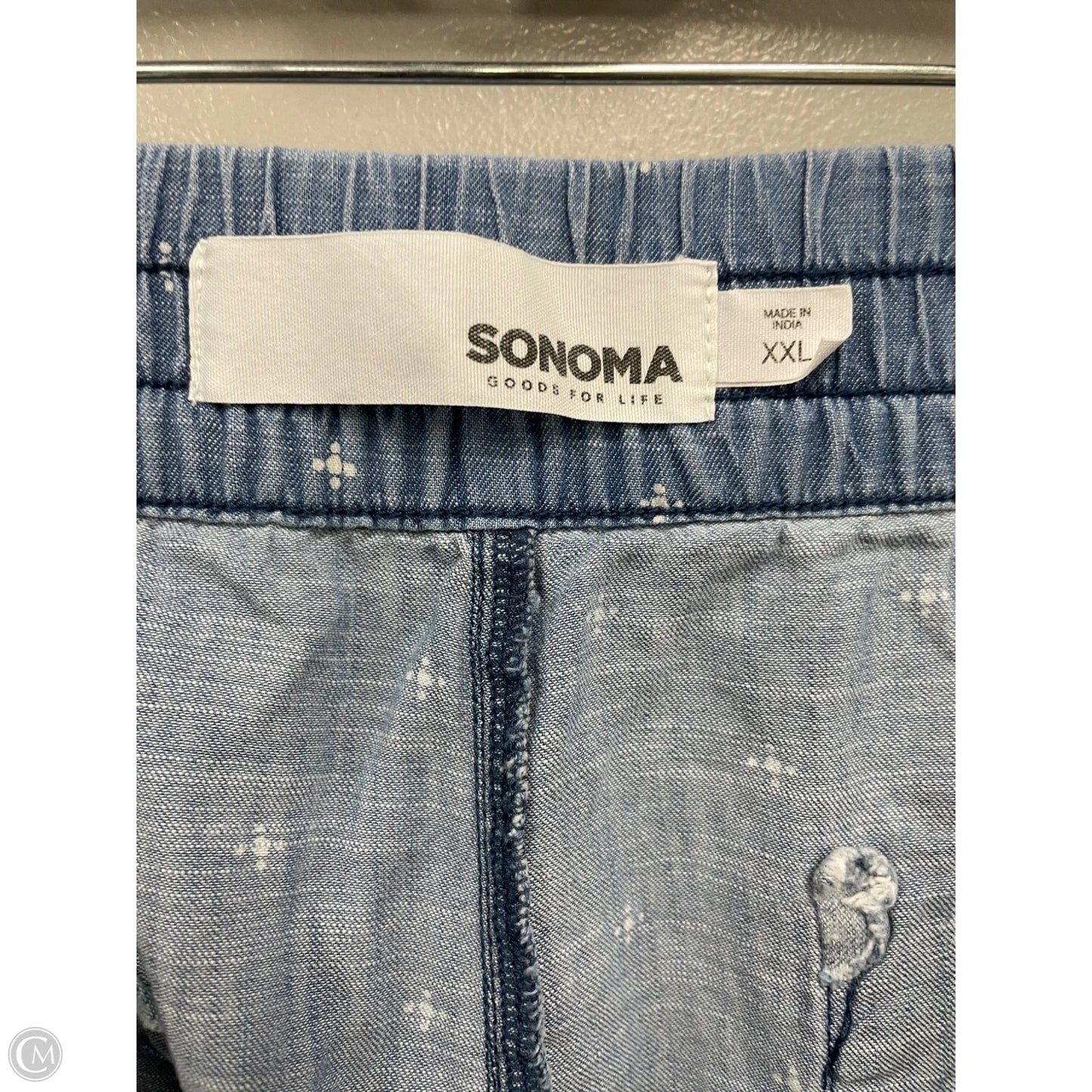 Shorts By Sonoma In Blue & White, Size: Xxl