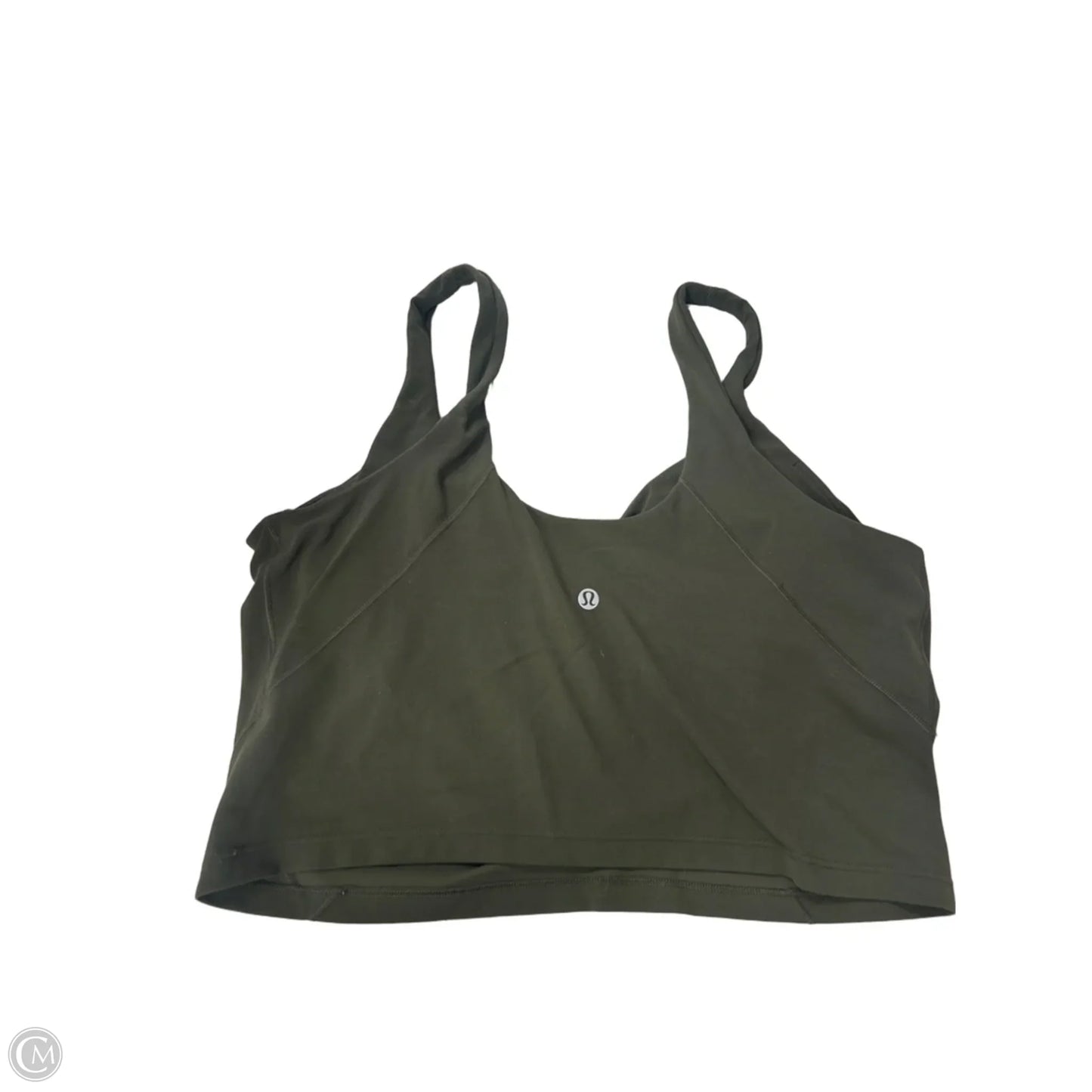 Athletic Bra By Lululemon In Green, Size: 14