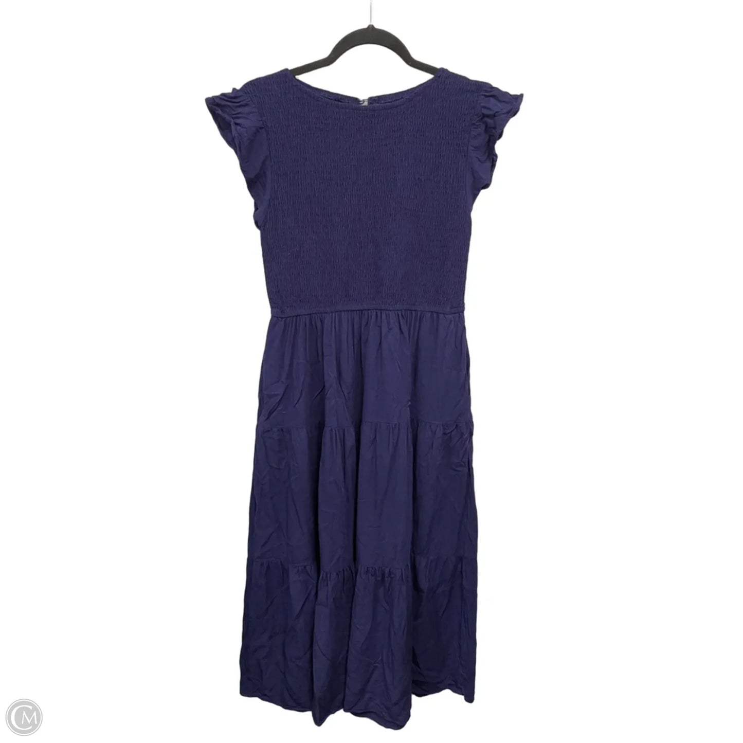 Dress Casual Midi By Zesica In Navy, Size: M