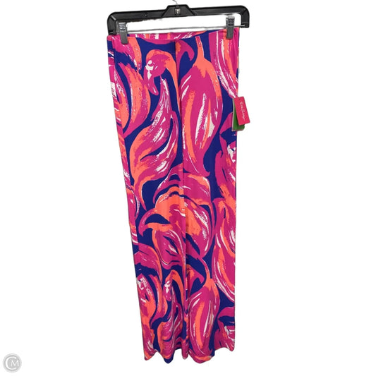 Pants Designer By Lilly Pulitzer In Blue & Pink, Size: Xxs