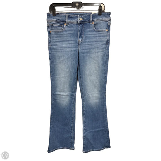 Jeans Boot Cut By American Eagle In Blue Denim, Size: 8