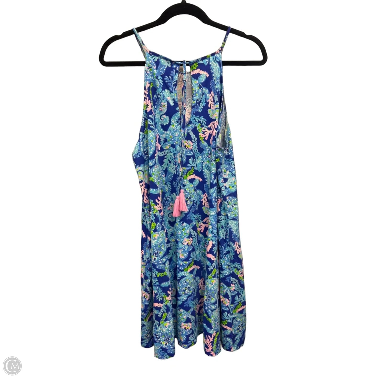 Dress Designer By Lilly Pulitzer In Blue & Pink, Size: Xl