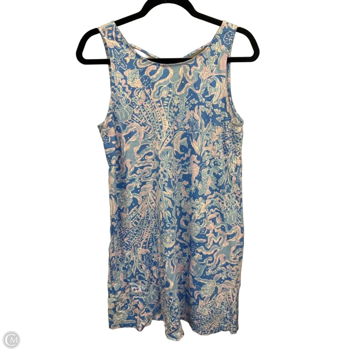 Dress Designer By Lilly Pulitzer In Blue & Purple, Size: M
