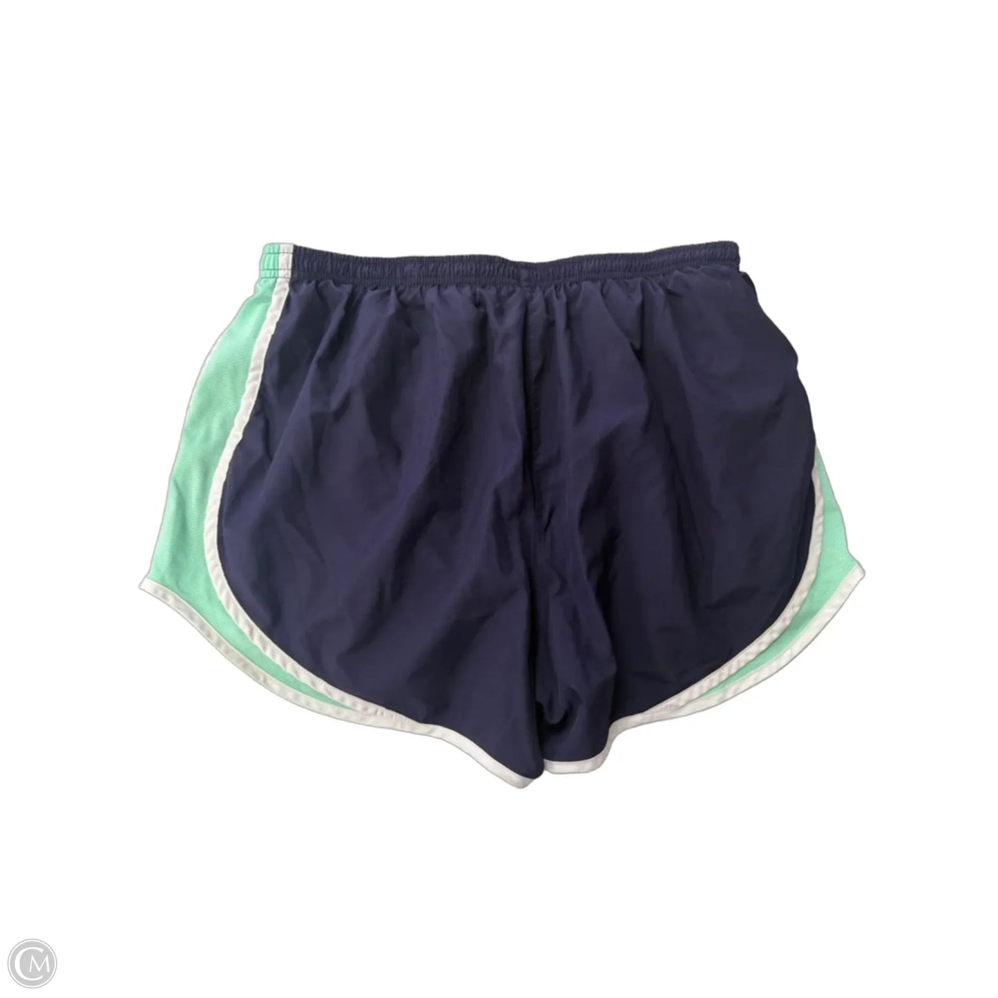 Athletic Shorts By Nike Apparel In Blue & Green, Size: Xl