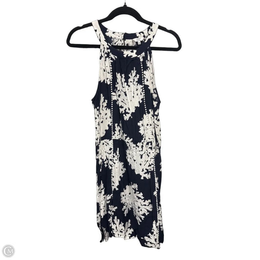 Dress Casual Short By Crown And Ivy In Blue & White, Size: 16