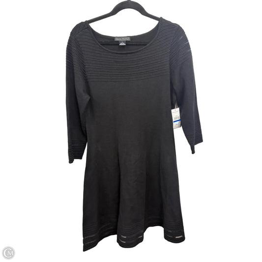 Dress Sweater By Jessica Howard In Black, Size: Xl