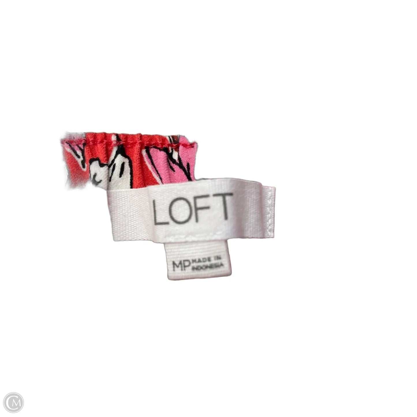 Pants Other By Loft In Red & White, Size: Mp