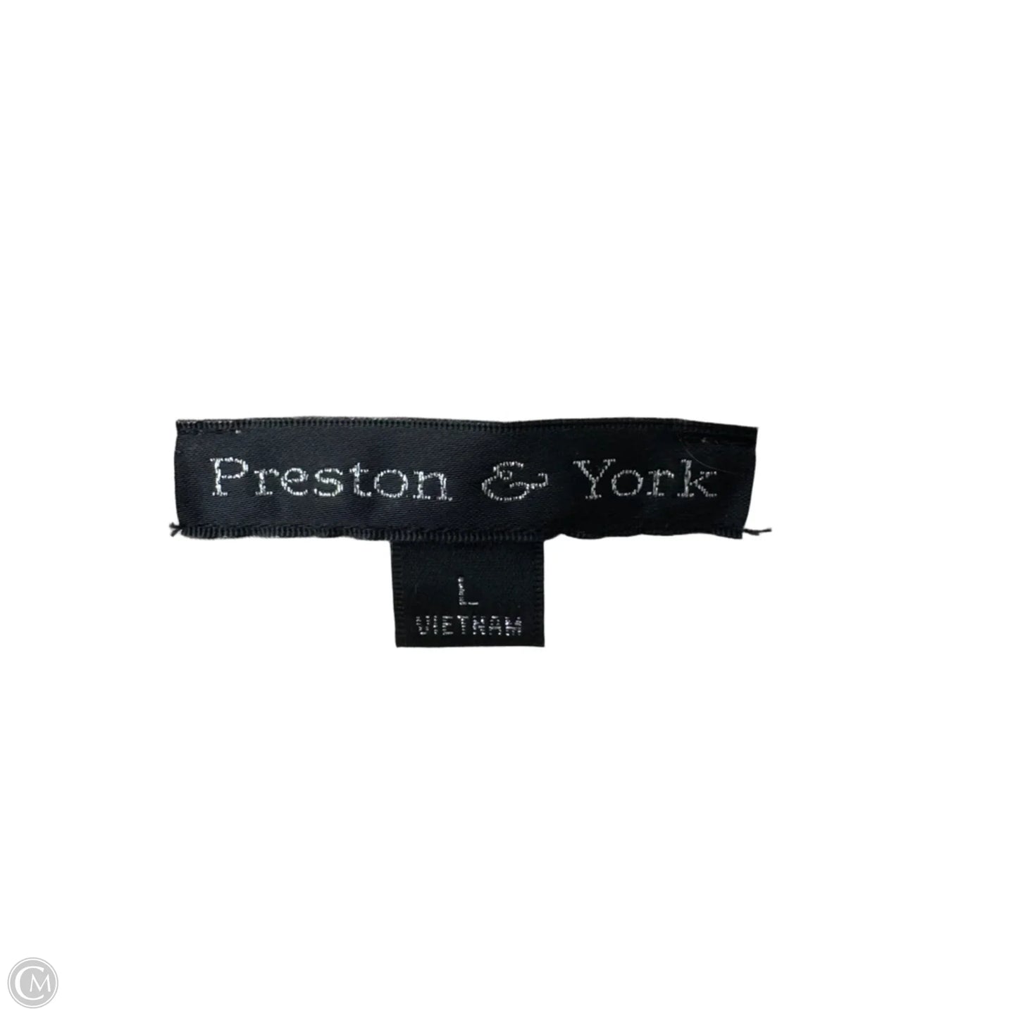 Dress Casual Maxi By Preston And New York In Gold & White, Size: L