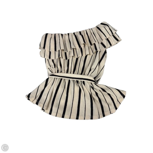 Top Sleeveless By Maeve In Black & Cream, Size: Xs