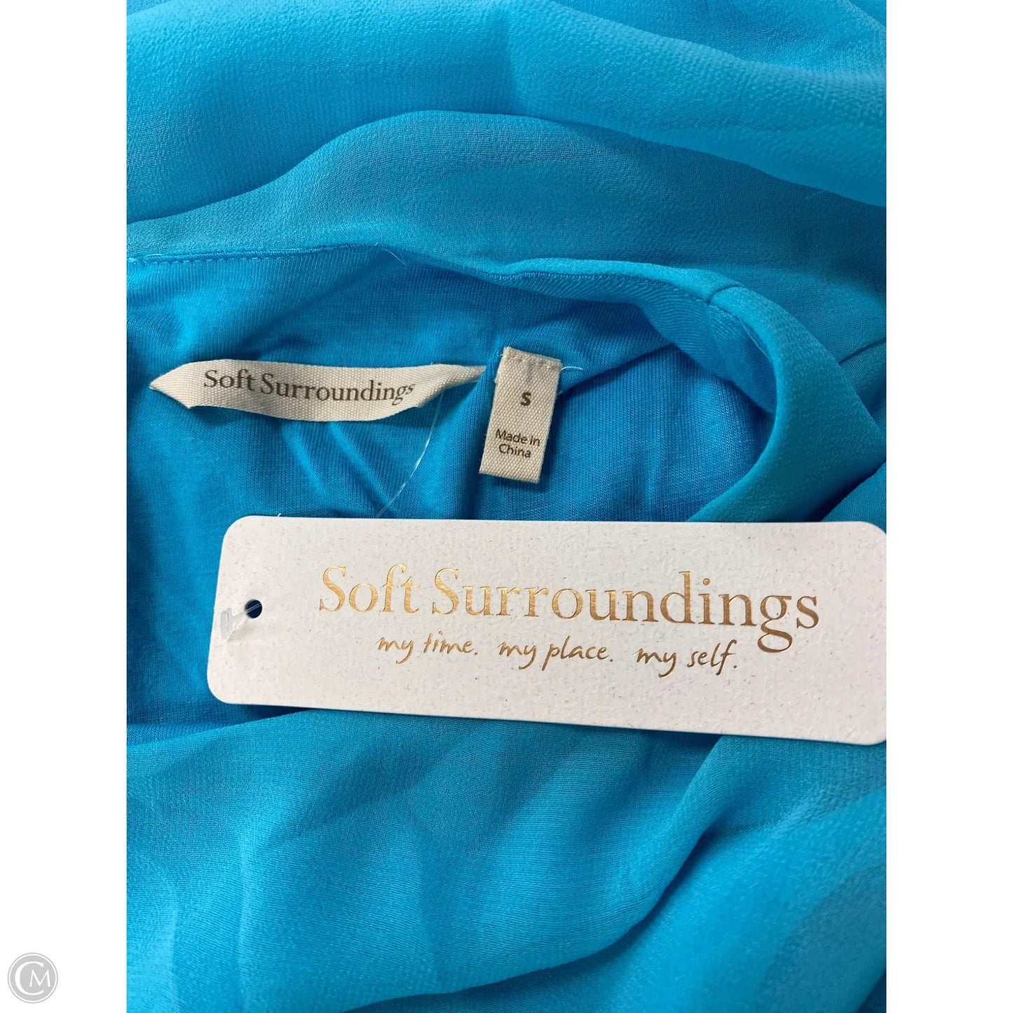 Dress Casual Short By Soft Surroundings In Blue, Size: S