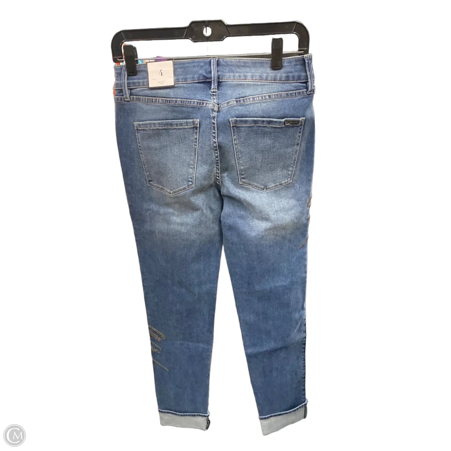 Jeans Skinny By White House Black Market In Blue Denim, Size: 4