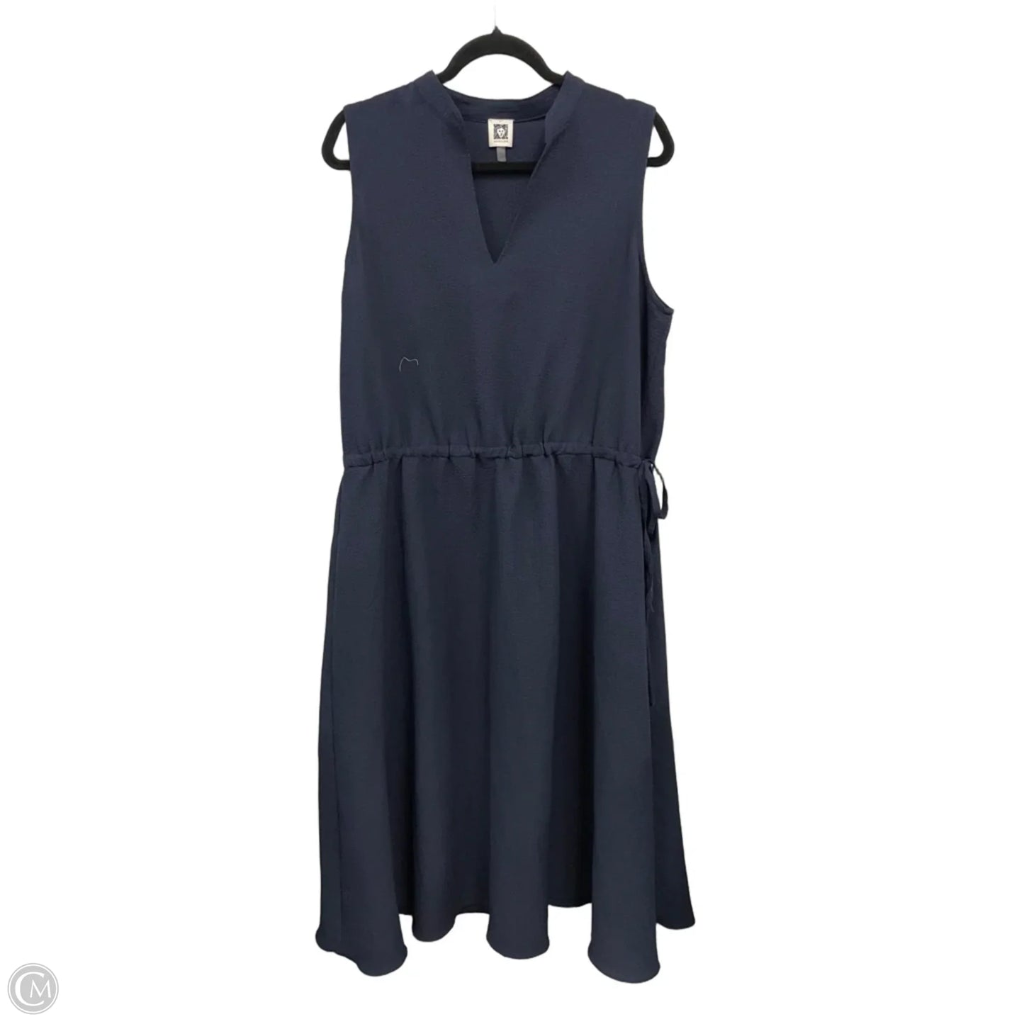 Dress Casual Maxi By Anne Klein In Navy, Size: 14