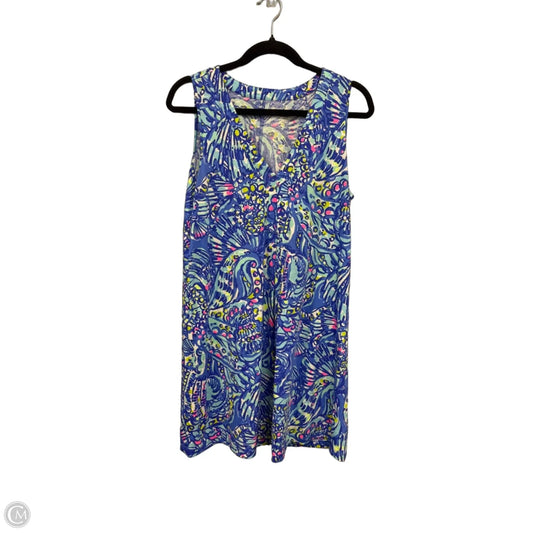 Dress Designer By Lilly Pulitzer In Blue & Pink, Size: M