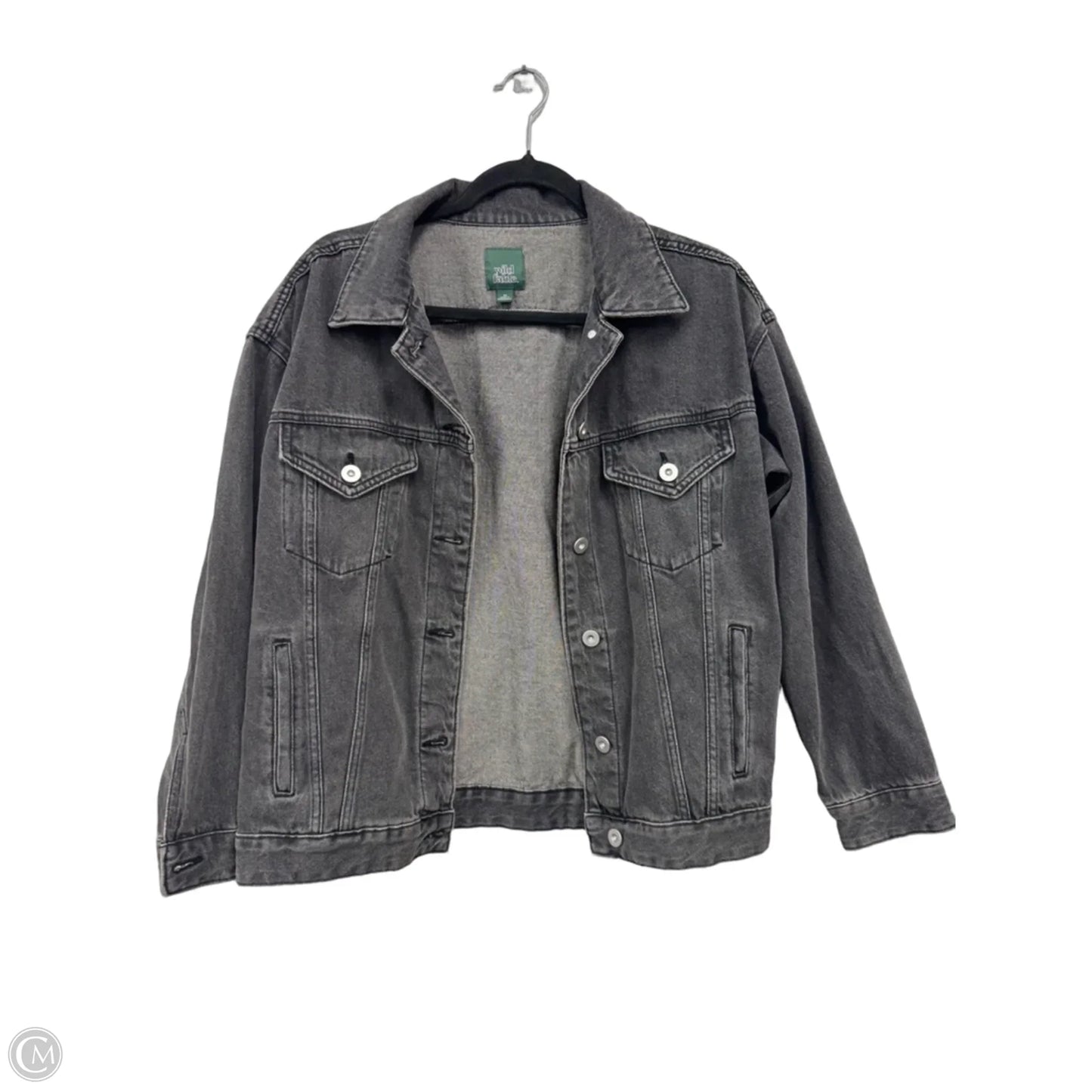 Jacket Denim By Wild Fable In Black Denim, Size: Xs