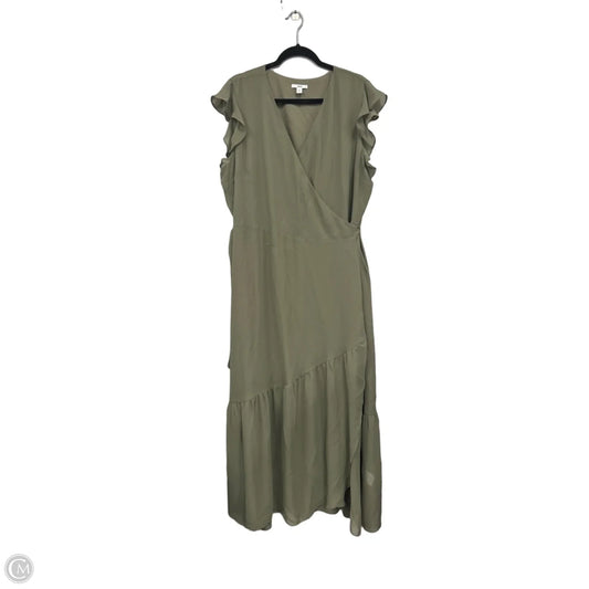 Dress Casual Maxi By Bar Iii In Green, Size: Xxl