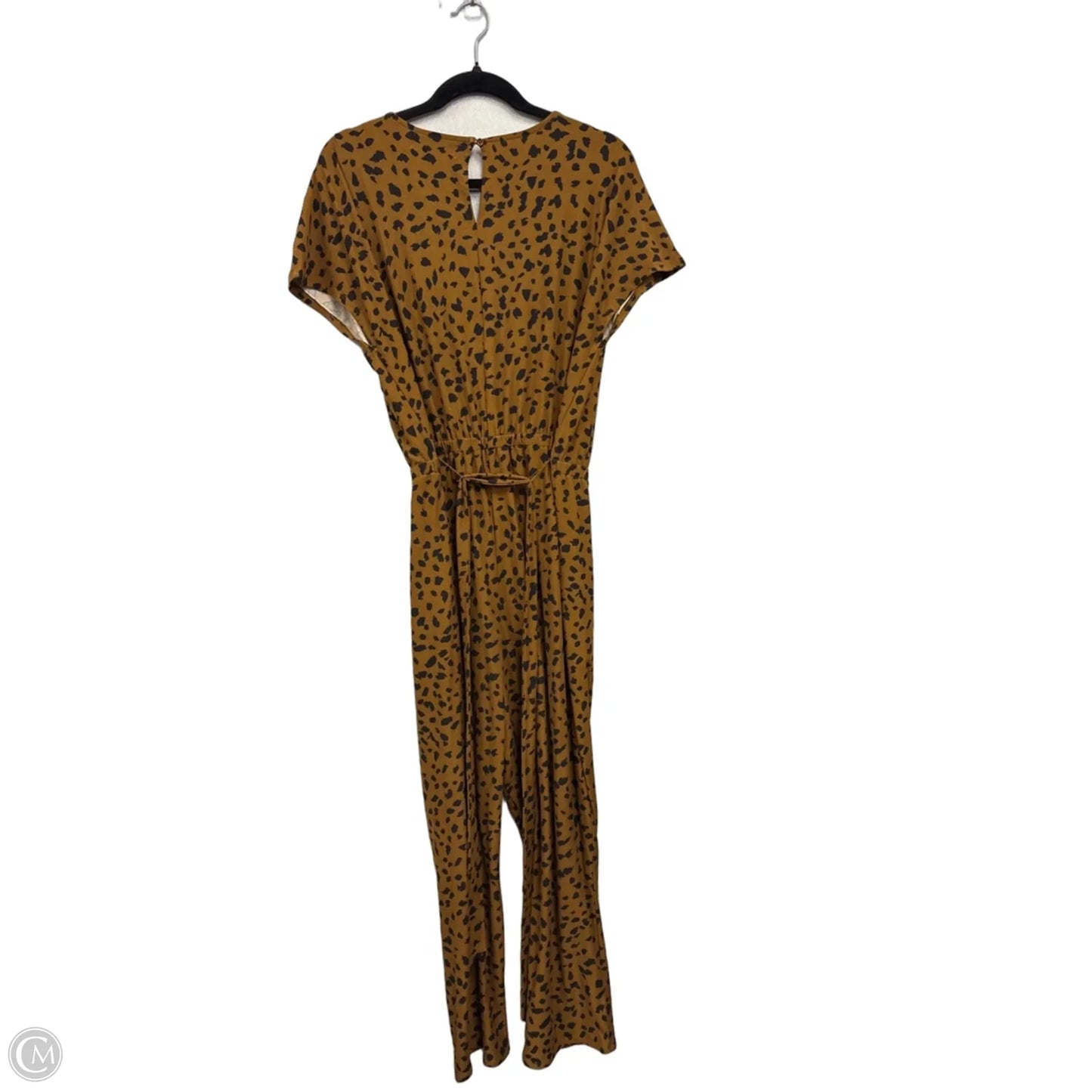 Jumpsuit By Clothes Mentor In Black & Brown, Size: L