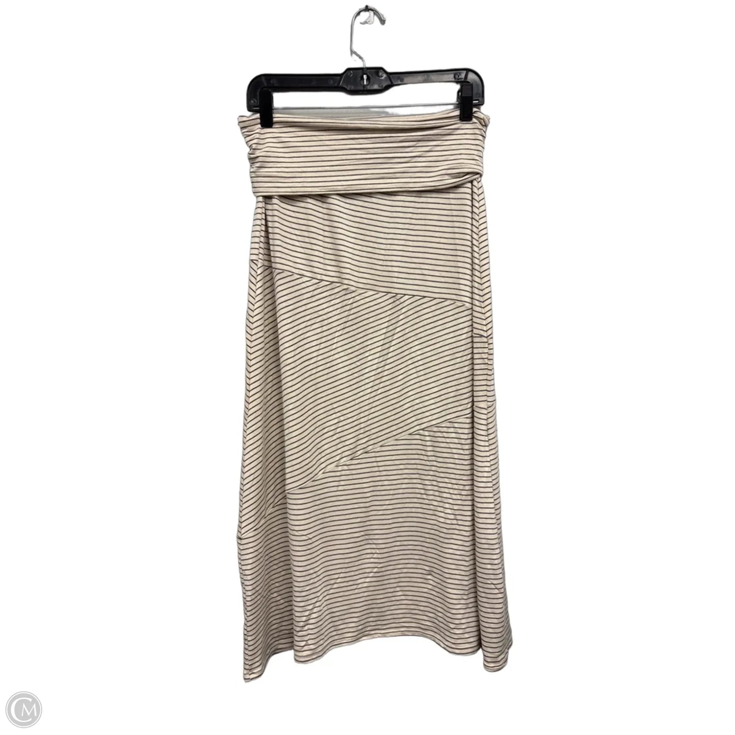 Skirt Maxi By See You Monday In Black & Cream, Size: M
