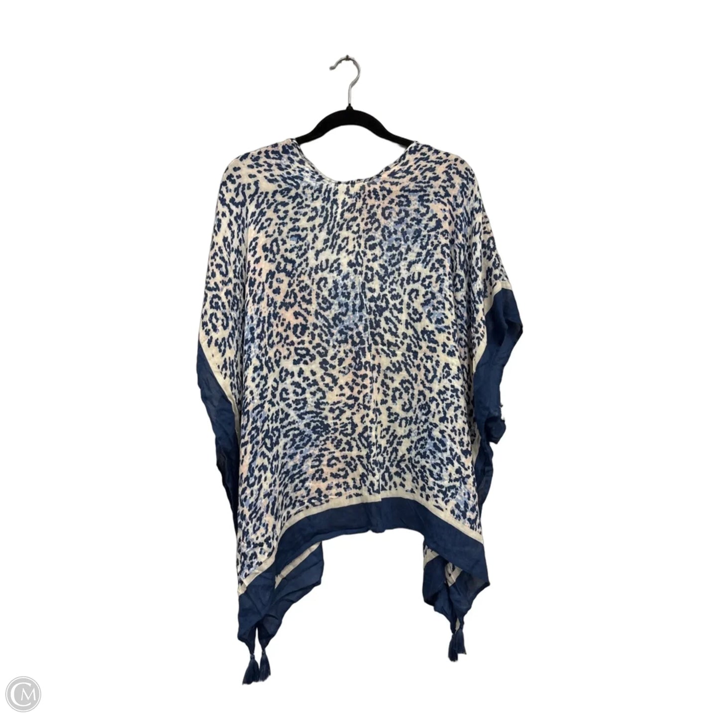 Kimono By Chicos In Blue & Pink, Size: L