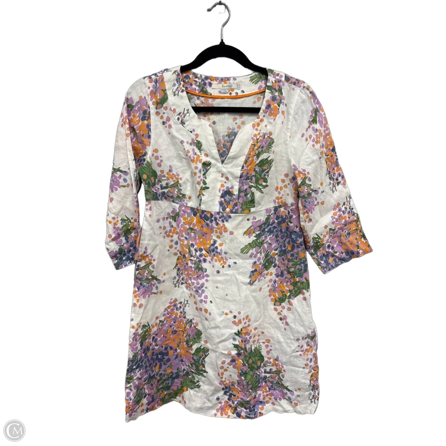Dress Casual Short By Boden In Purple & White, Size: 6