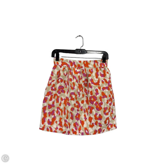 Skirt Designer By Kate Spade In Orange & Pink, Size: 2