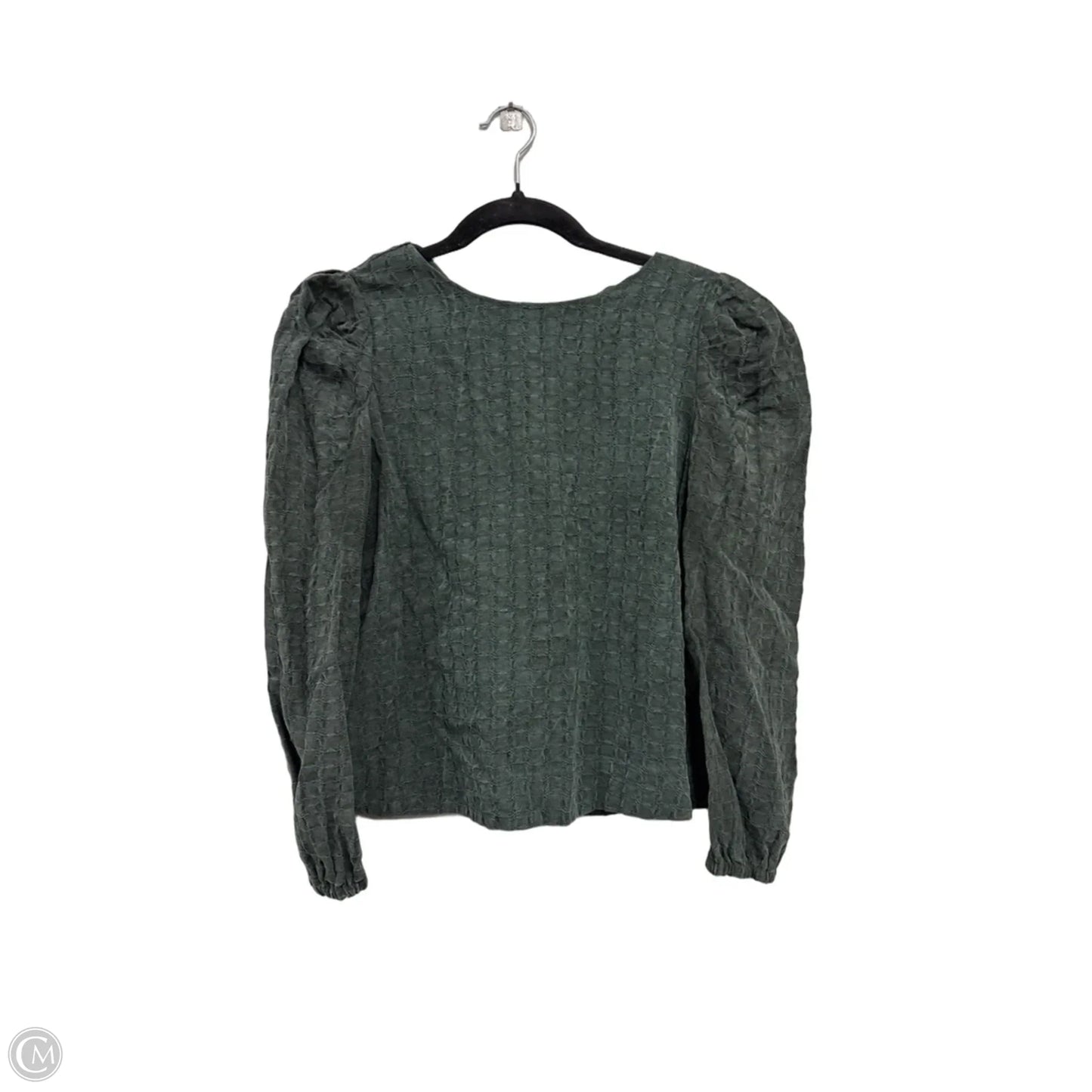 Top Long Sleeve By Cmc In Green, Size: Xs