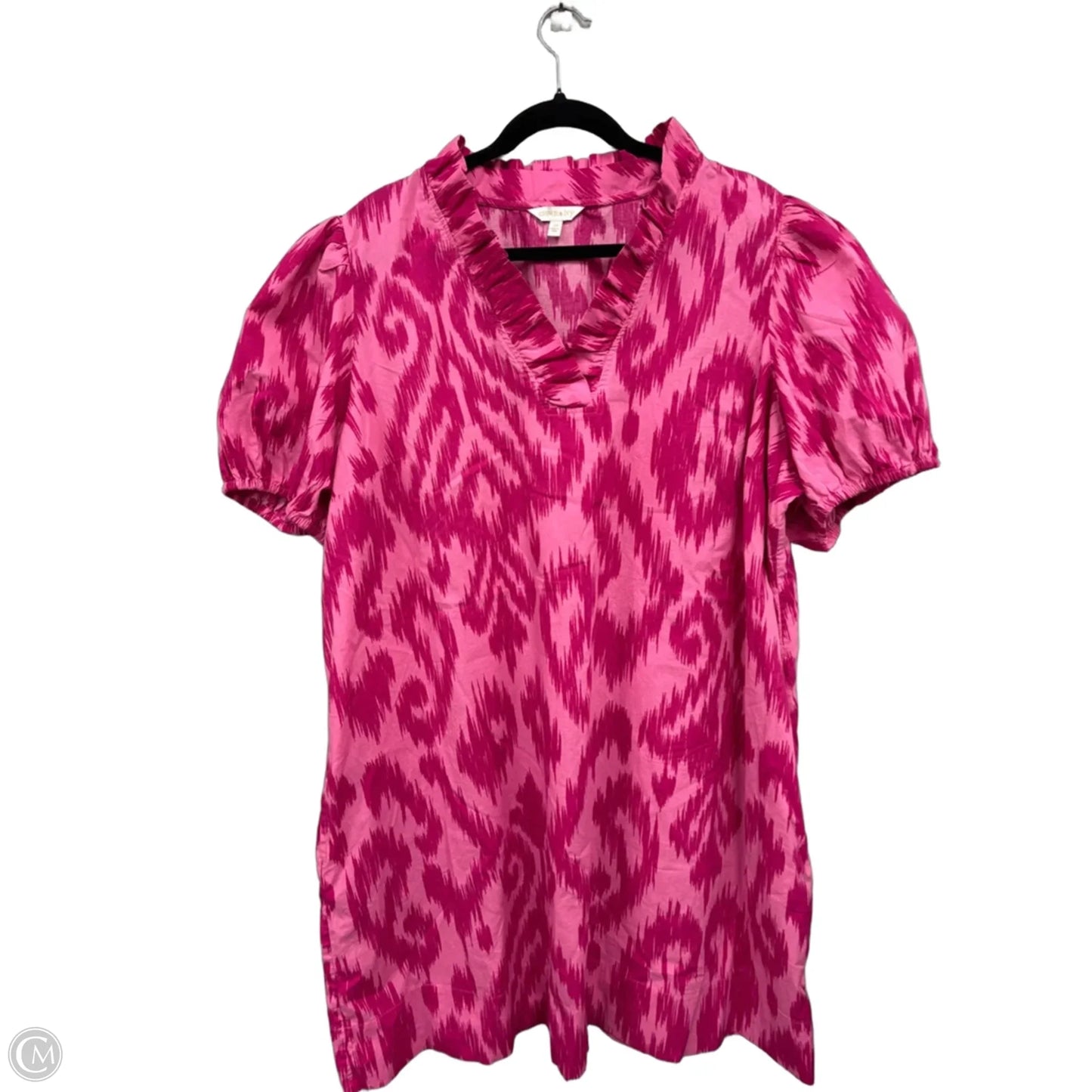 Dress Casual Short By Crown And Ivy In Pink, Size: 2x