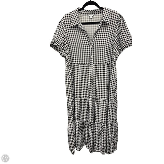 Dress Casual Maxi By Crown And Ivy In Black & White, Size: Xxl